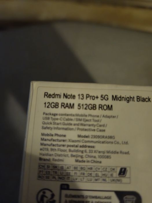 Xiaomi redmi note 13 pro plus ( 12gb / 512gb )