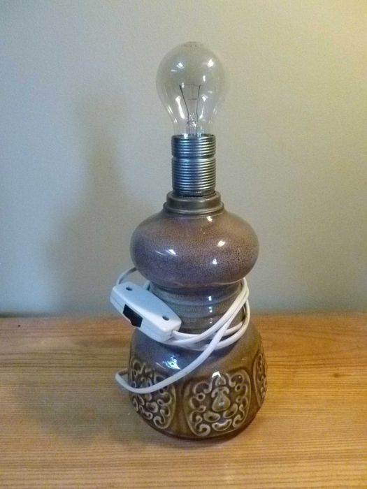 Lampa ceramiczna - Mysłakowice PRL