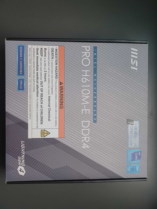 Płyta główna PRO H610M-E DDR4 *NOWA*