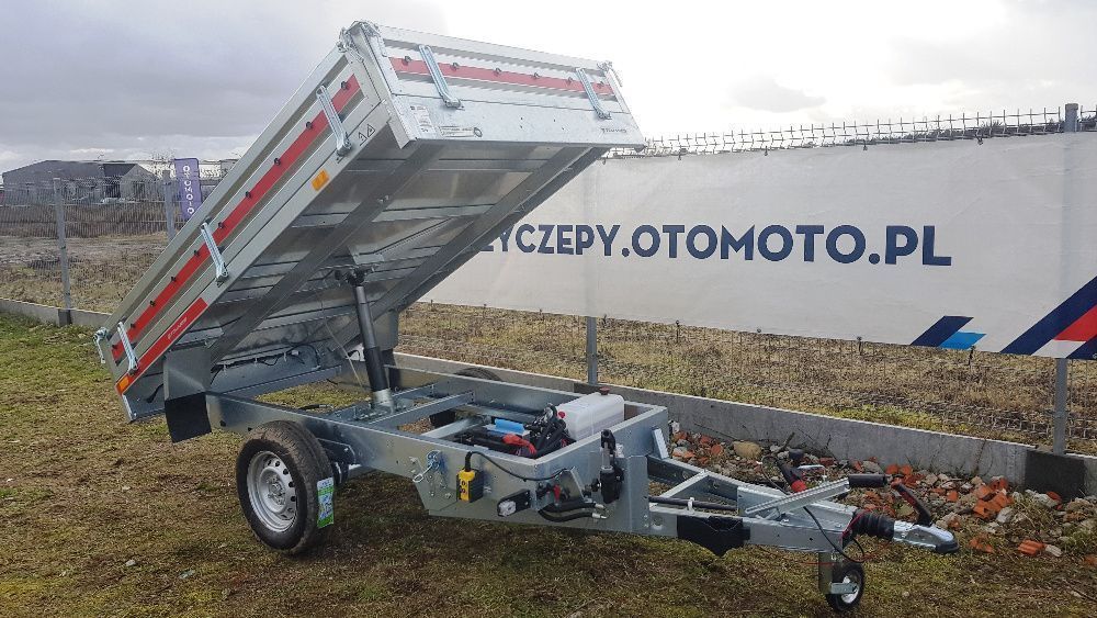 Przyczepa 1300DMC Temared 254x153 wywrotka raty dostawa cała Polska