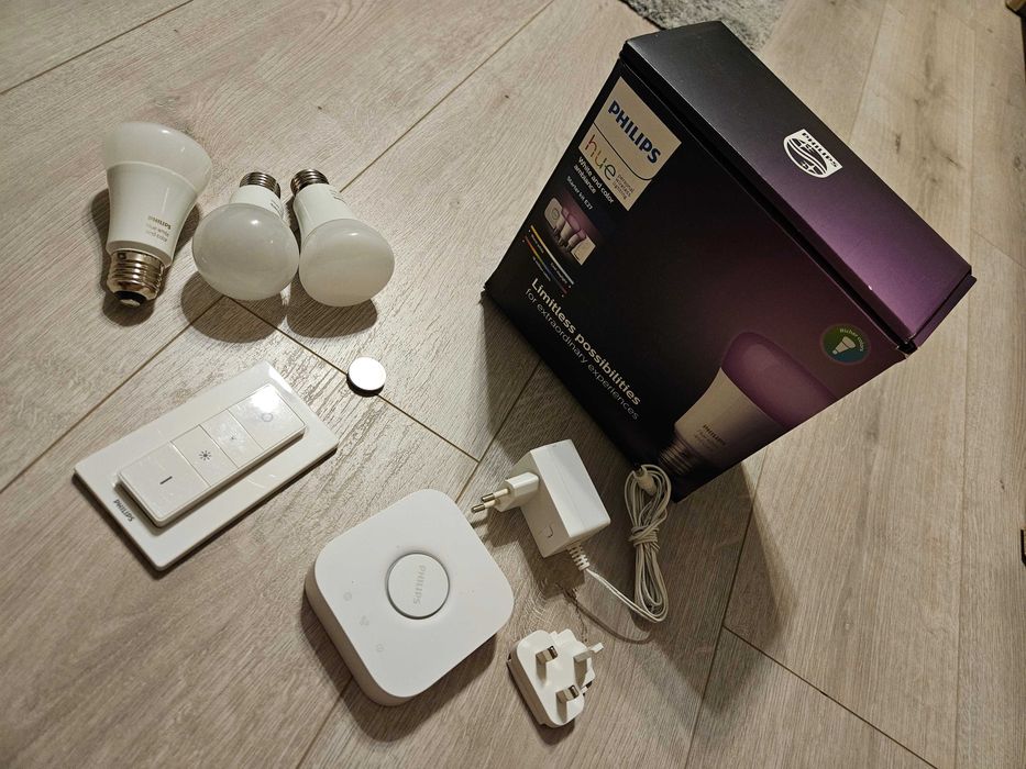 Philips Hue Zestaw startowy Starter kit E27 LED RGB Bluetooth Zigbee