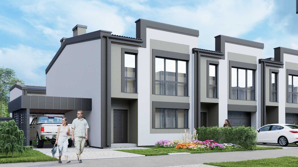 Продаж. Таунхаус 130 м2, і ділянка. Розтермінування 2 роки. Забудовник