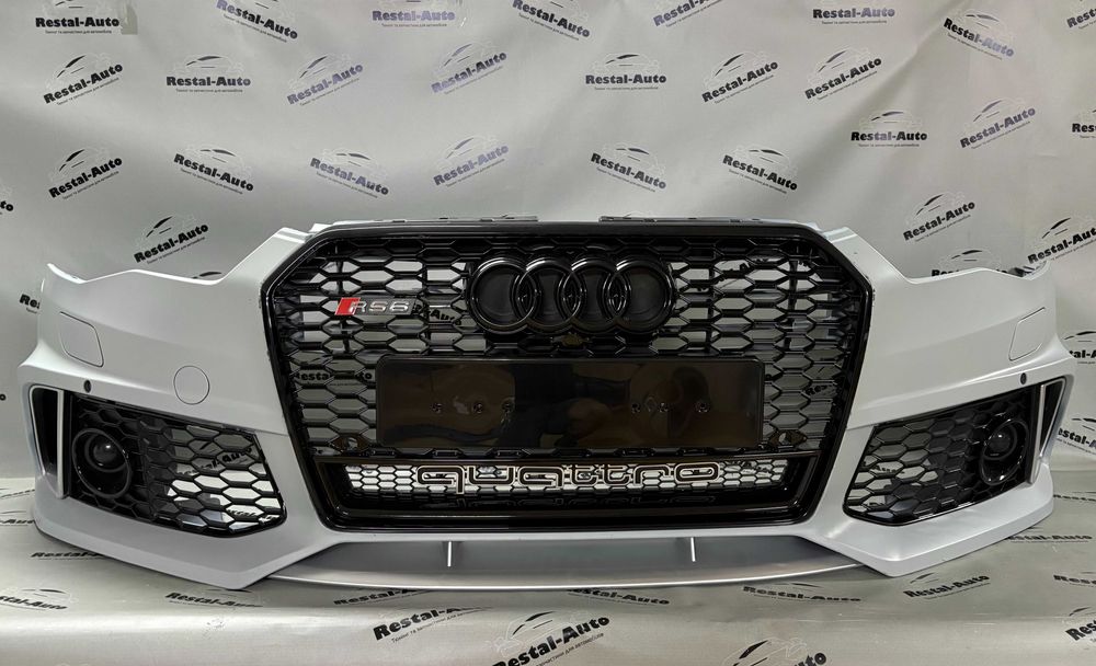 Передній бампер ауді а6 с7 audi a6 c7 2014-2018 року | в стилі RS6