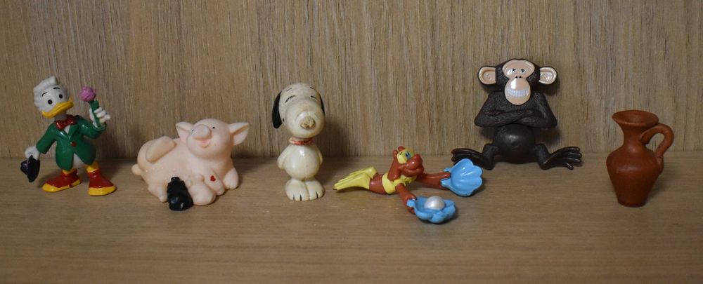 6 Figuras policromáticas - (Lote 2)