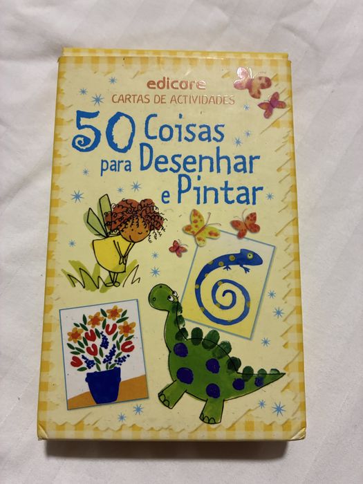 50 Coisas para Desenhar e Pintar – Cartas de Atividades | Muito bom estado