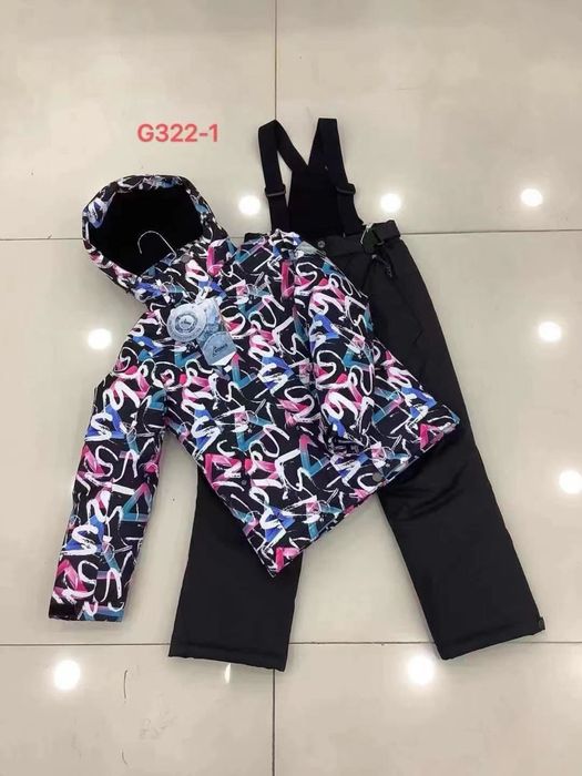 Зимовий мембранний термо костюм комбінезон на дівчинку128-164 Dizumer