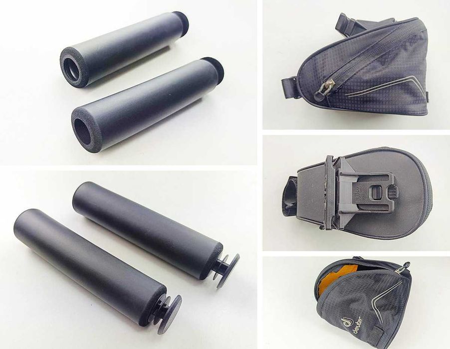 Componentes bicileta -  punhos, selim