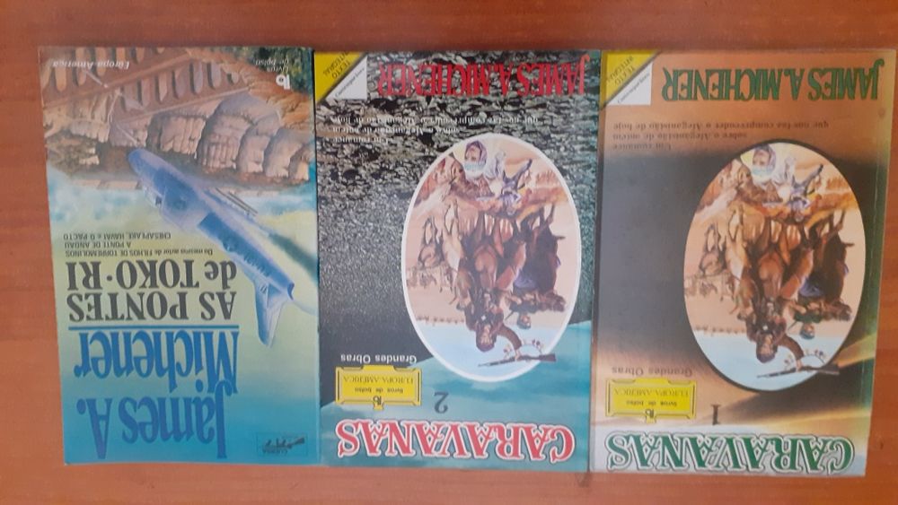 Livros James Clavell / James A. Michener /Dominique Lapierre/Max Gallo
