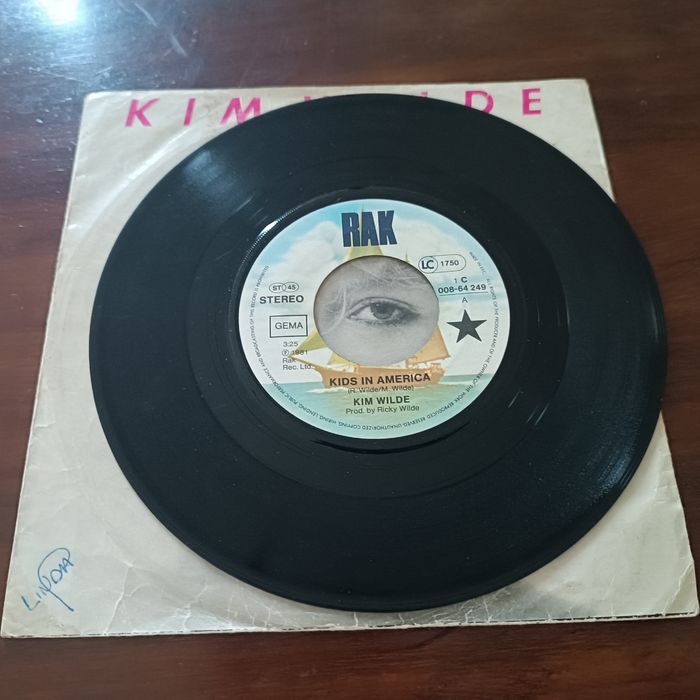 Vinil 45rpm Kim Wilde - "Kids In America".