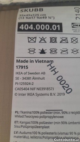 Arrumação com 6 prateleiras Ikea Skubb - Semi-novo