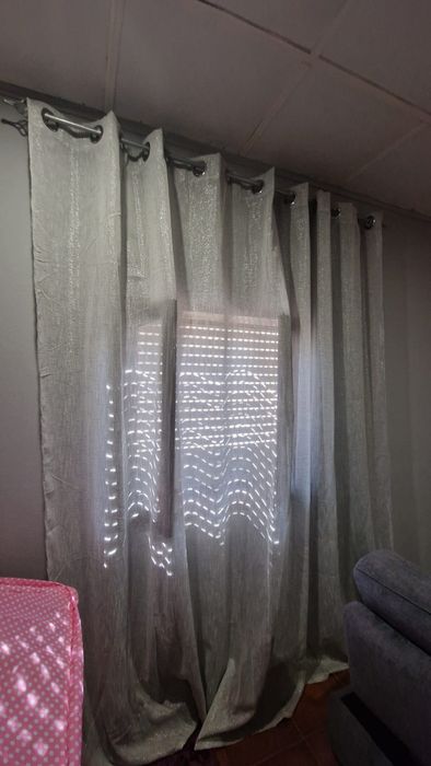 Cortinas em bom estado