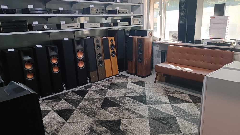 Wiim Amp Ultra + Klipsch RP-160M - Zestaw stereo wzmacniacz kolumny