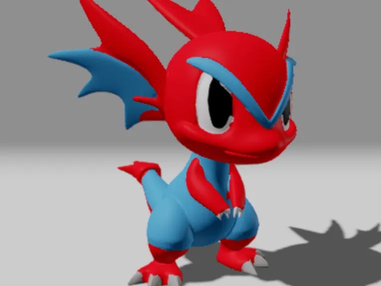 Dragão de Cartão Estilizado