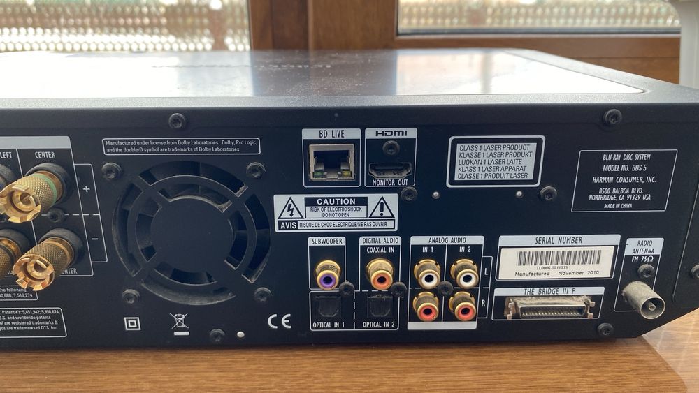 Продам Blu-ray ресівер 5.1 Harman/Kardon BDS 5