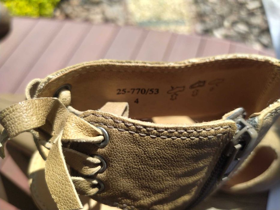 Sandały GABOR r. 37  , 24,3 cm SKÓRA NATURALNA