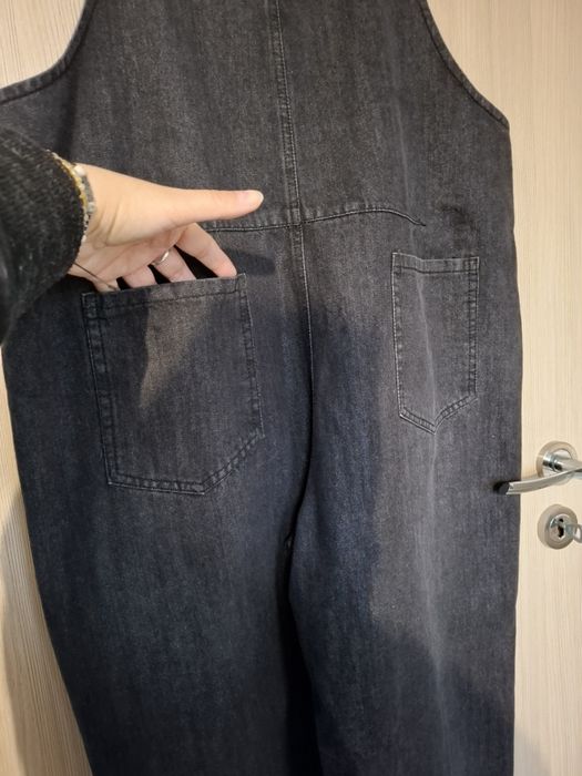 Nowe premium spodnie jeans ogrodniczki XL