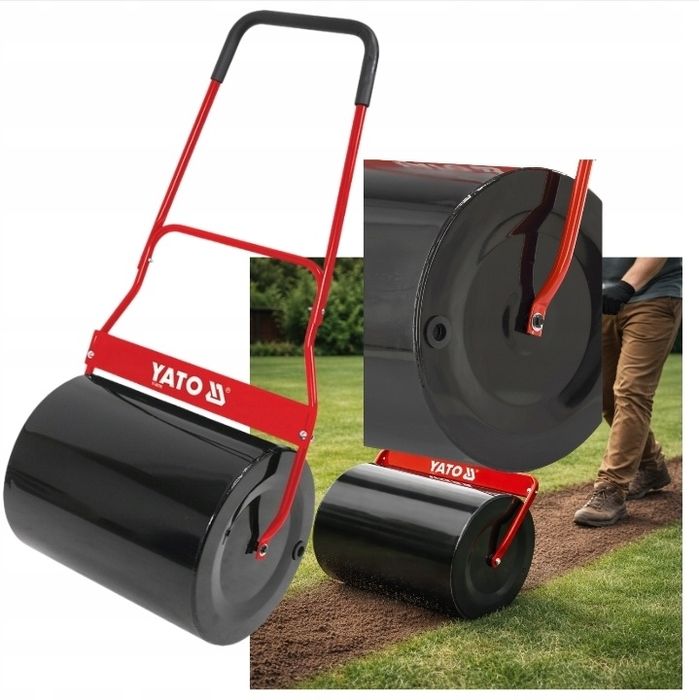 Wynajem walec  ogrodowy 50 + niwelator 60  cm