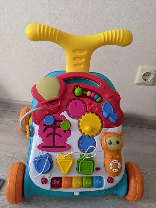 Музичні ходунки каталка "Веселий бізіборд" Limo Toy