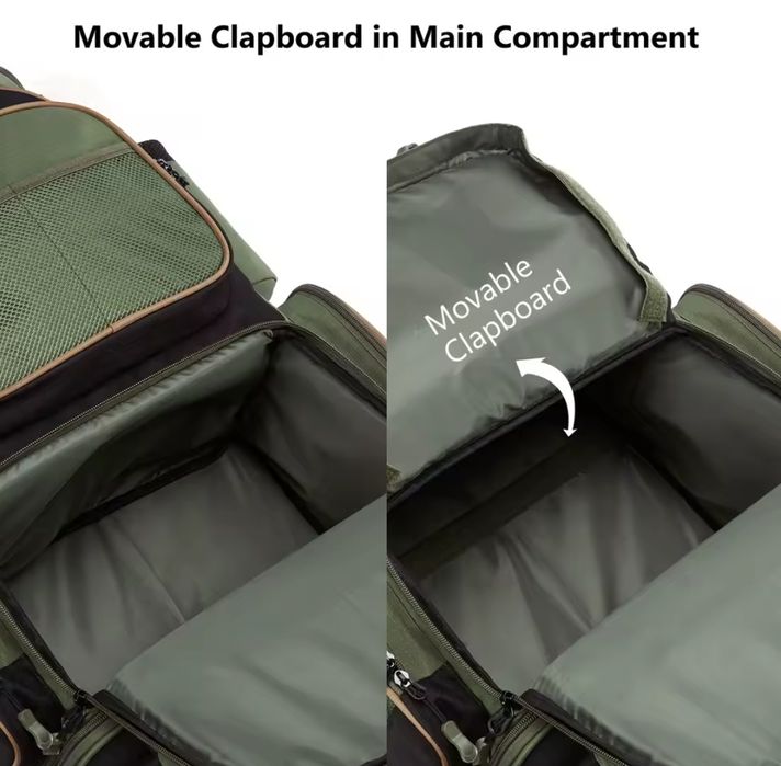 Duży plecak wędkarski Bassdash na ryby jungle camo