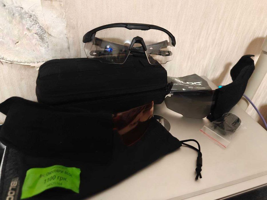 Тактичні балістичні окуляри Block Англія змінні лінзи НАТО