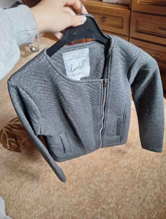 Kurtka kardigan sweter dla dziewczynki 152