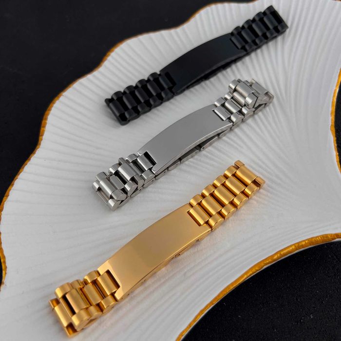 Масивний чоловічий браслет медична сталь ширина 15мм довжина 21,5см