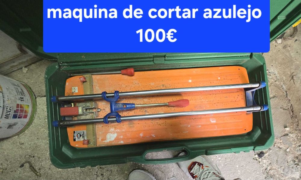Pressão ar e maquina de azulejo