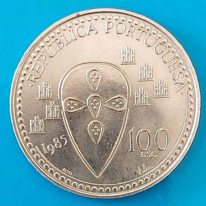 100$00 de 1985,  800º Anos Morte, D. Afonso Henriques