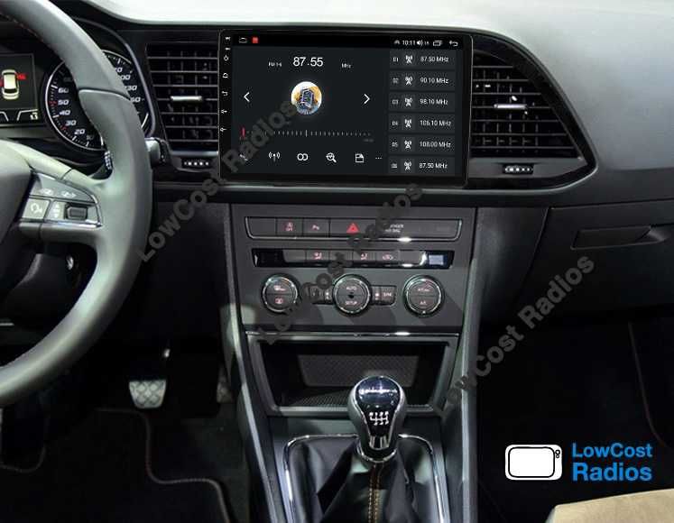 (NOVO) Rádio 2DIN 9" SEAT Leon 5F (De 2012 até 2020) • Android 15 | CARPLAY • ANDROID AUTO