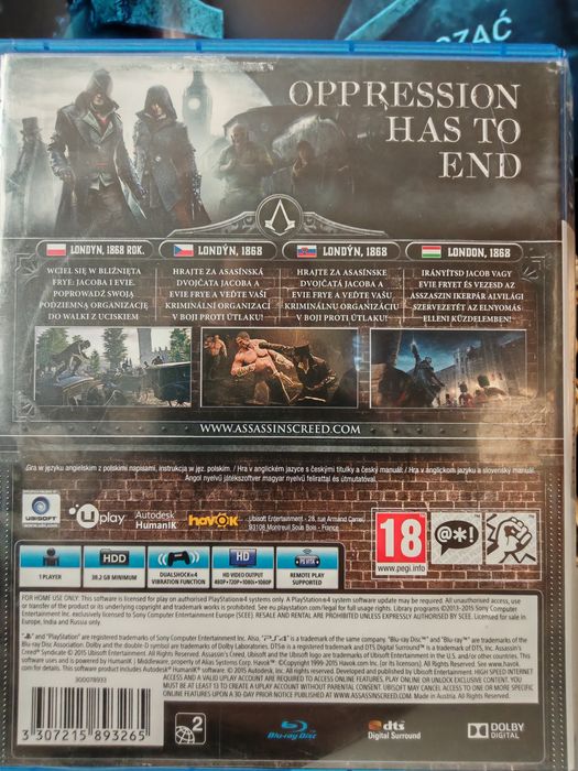 Assassin's Creed Syndicate PS4 pl