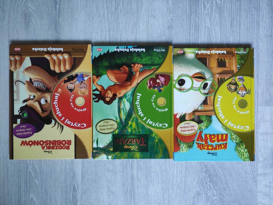 Czytaj i słuchaj Tarzan, Kuczak Mały, Rodzinka robinsonów