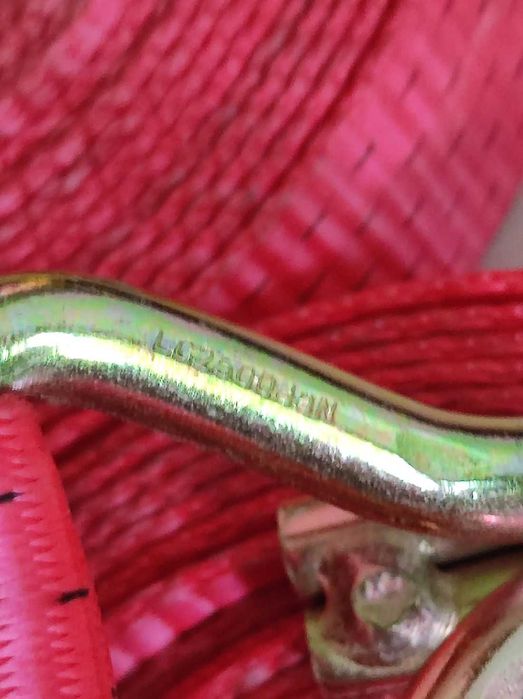 transportowy montażowy mocujący  pas pasek z hakiem 6,5 metrów