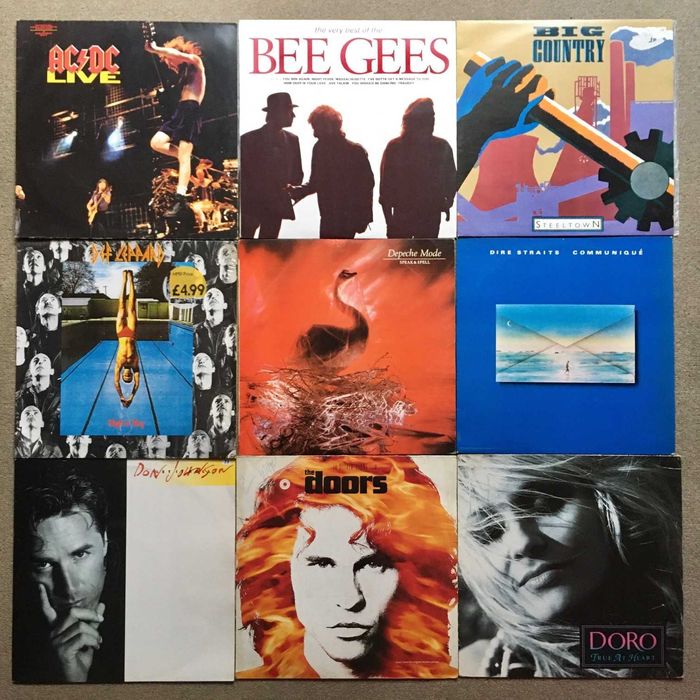 Discos vinil LP álbuns - anos 80 90