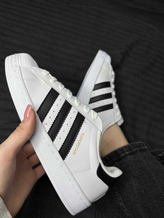 Кеды Адидас суперстар, розмір 36-44р ЛЮКС якість, Adidas Superstar кож