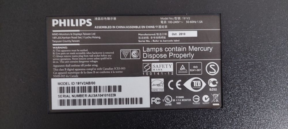Monitor PHILIPS 191V2A