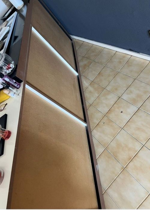 Móvel sala preto e branco