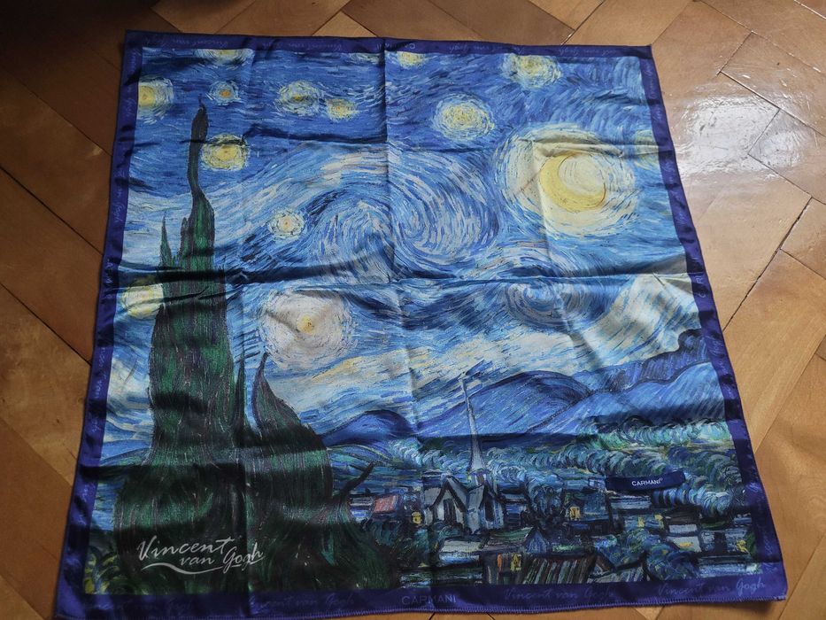 Carmani GWIAŹDZISTA NOC Vincent van Gogh apaszka chustka gawroszka Hit