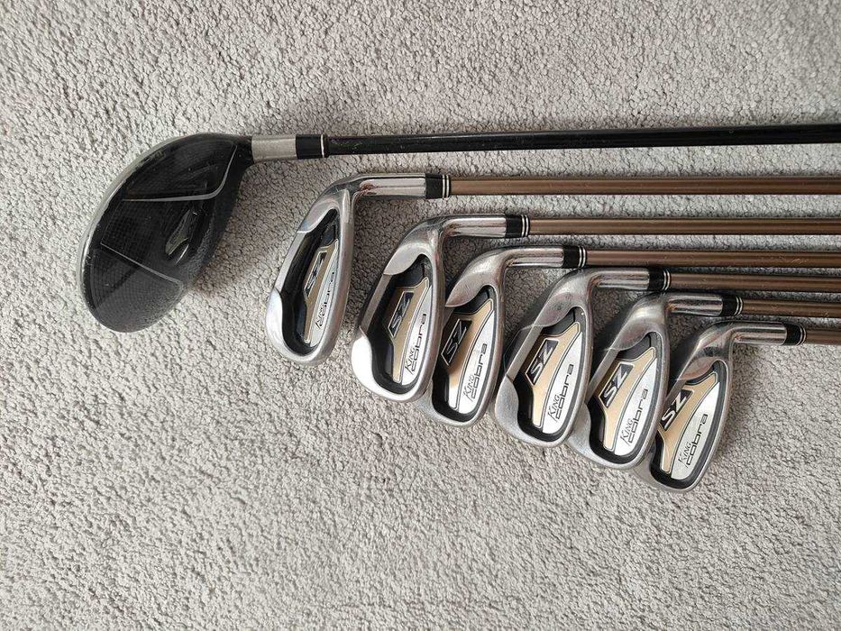 Kije golfowe Cobra King SZ 6 PW A flex + wood TaylorMade kij kije do golfa golf zestaw golfowy