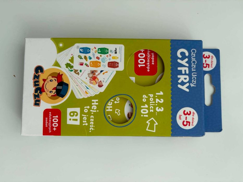 Czuczu Cyfry wiek 3-5 Poznaje Cyfry Karty edukacyjne