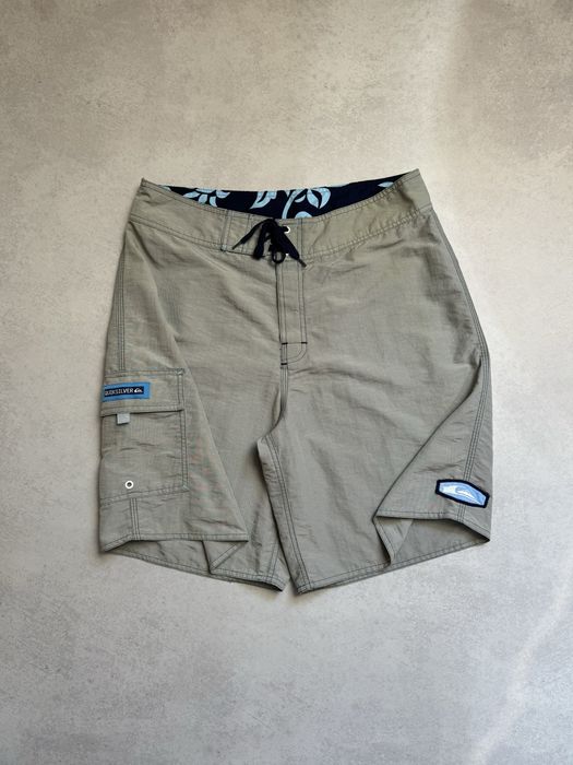 Винтажные шорты Quiksilver made in USA мужские нейлоновые шорты для серфинга оригинал. Вінтажні шорти Quiksilver made in USA чоловічі оригінал