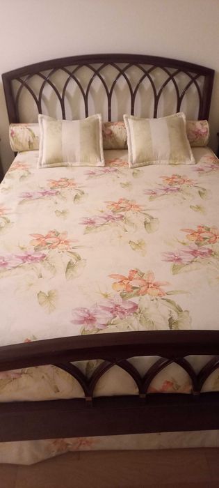 Cama Casal com colchão Colunex