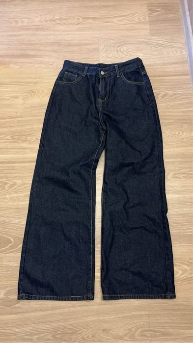 джинсы baggy с высокой талией