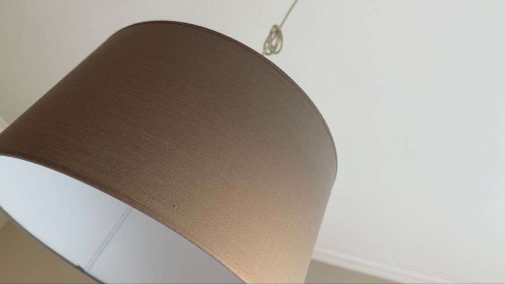 Candeeiro de tecto suspenso tela