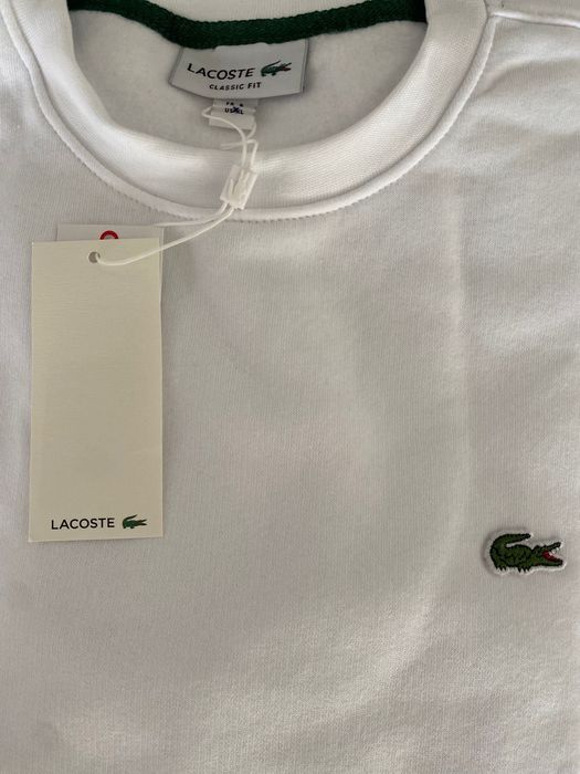 Sweat Branca Lacoste