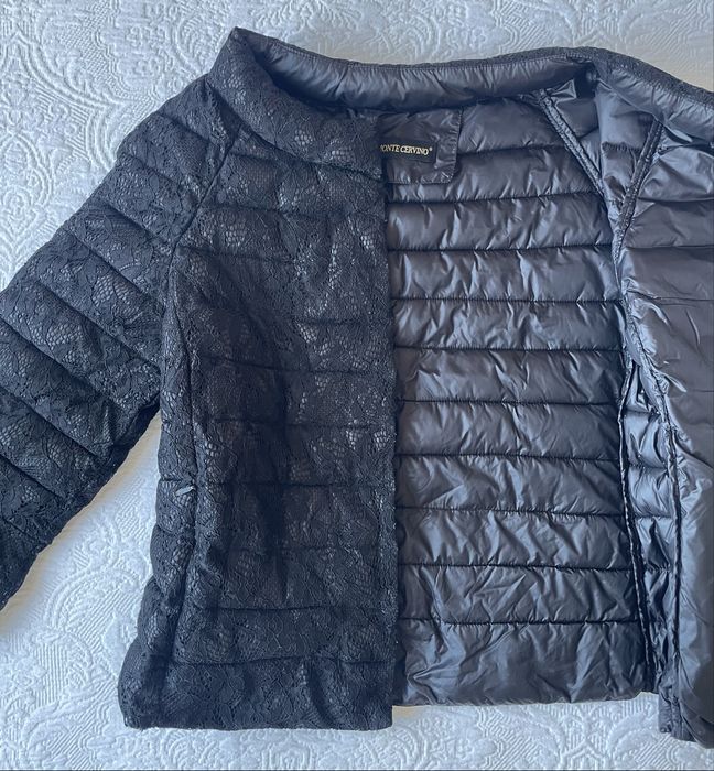 Куртка жіноча демісезонна з мереживом S M