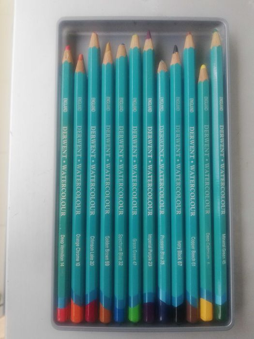Lápis de cor desenho, marca Carre derwent