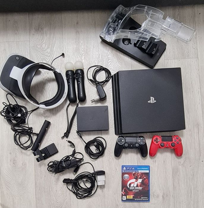 Sonn PS 4 1тв Сони Плейстейшин PS4 Pro + PSVR v2 + підставка охолоджен