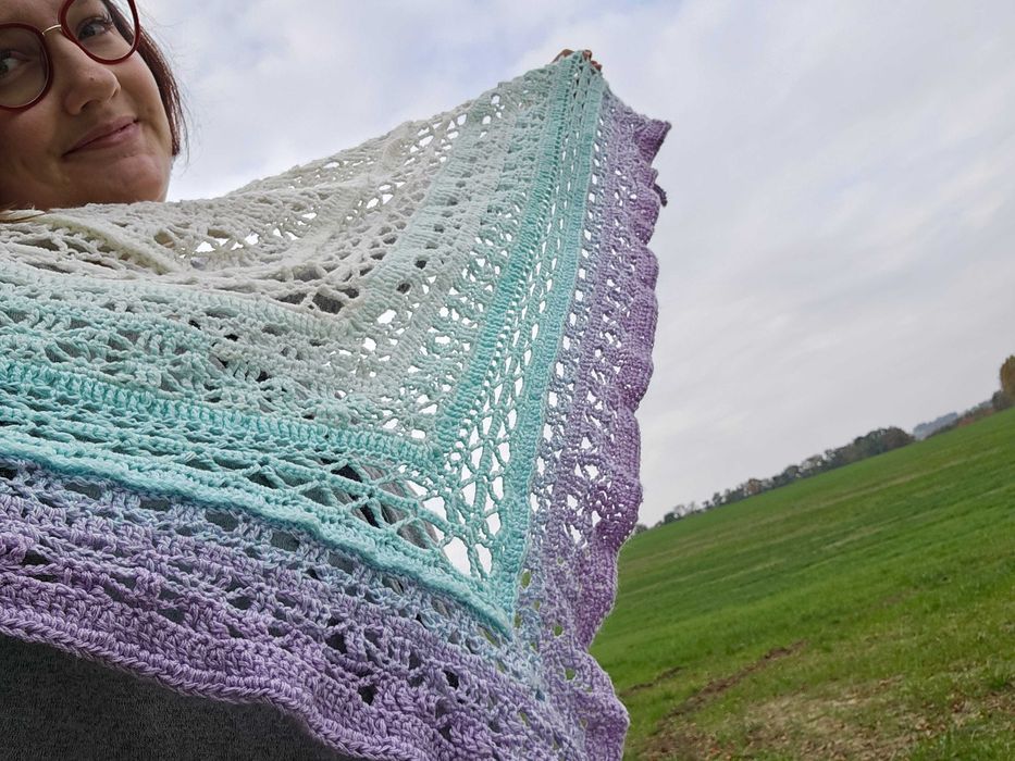 Chusta akryl bawelna