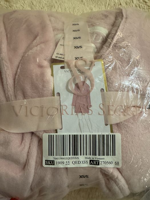 Плюшевий халат Viktoria’s Secret Short Cozy Robe р XS/S