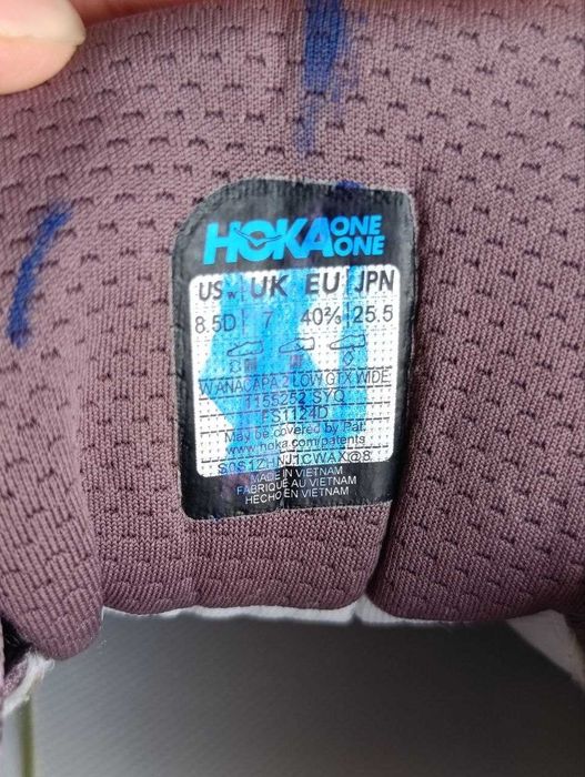 Кросівки Хока HOKA Anacapa 2 Low GTX 40 2/3 25.5см. Оригінал